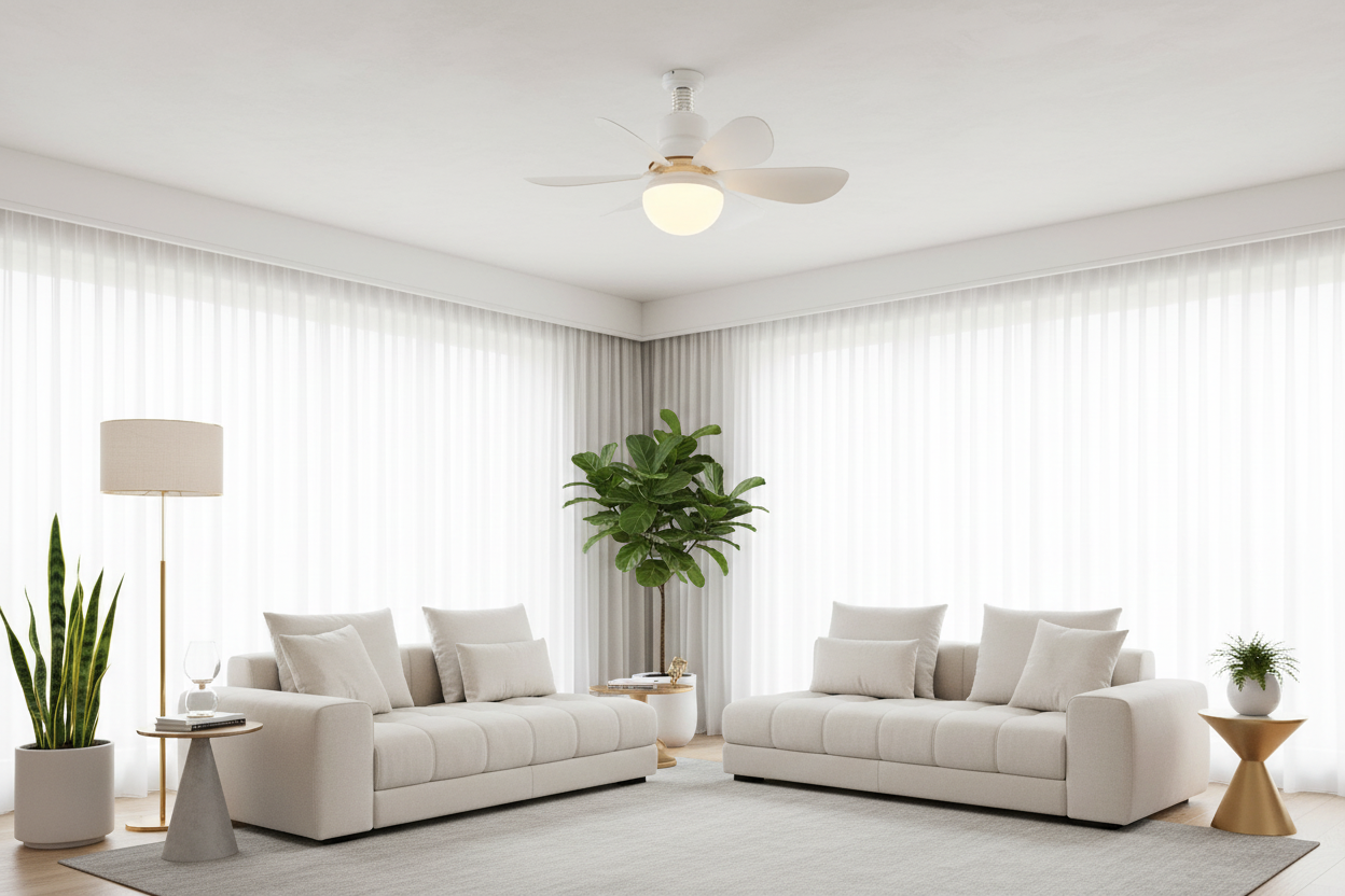 Ventilador en salón